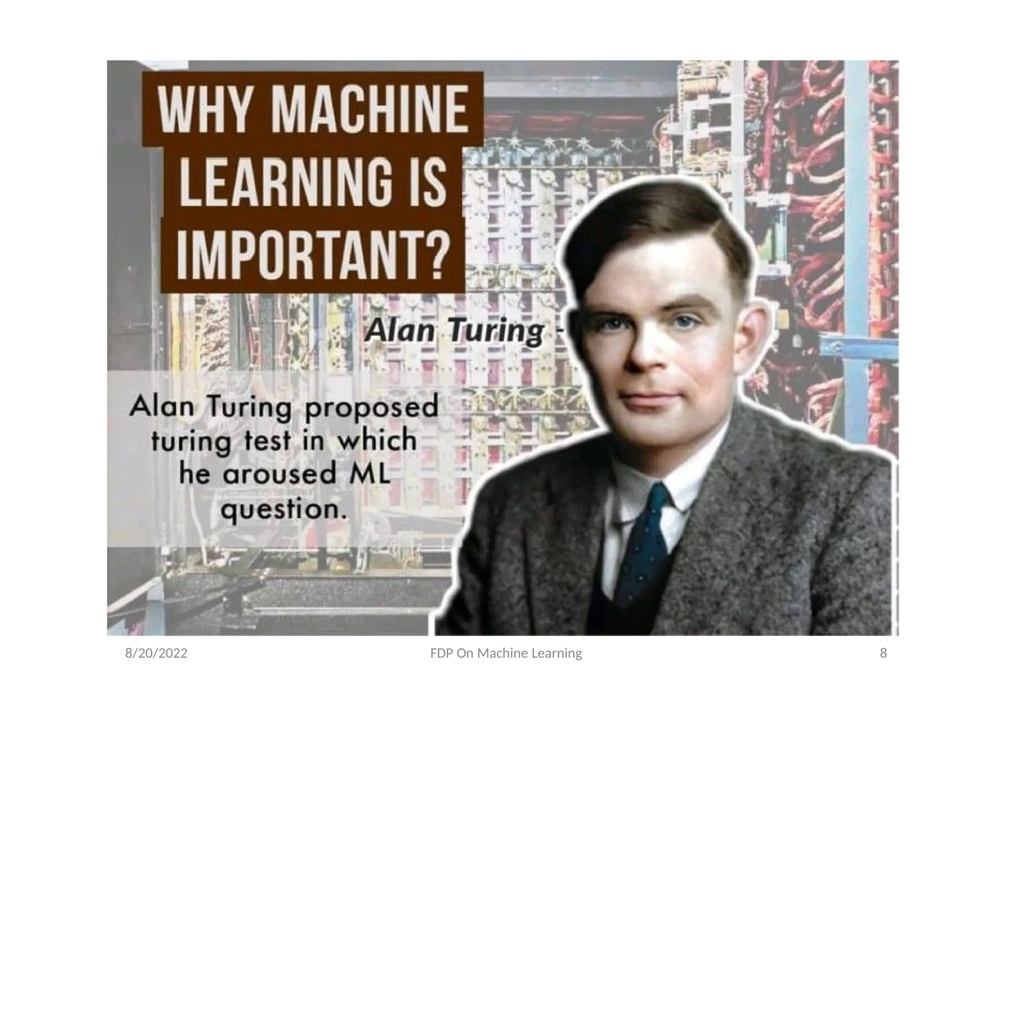 8/20/2022 FDP On Machine Learning 8
 