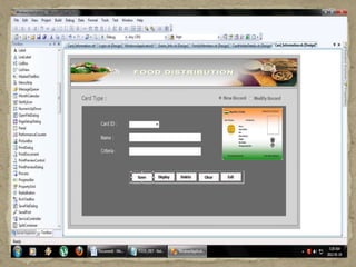 project on vb.net in BCA food distribution Management system