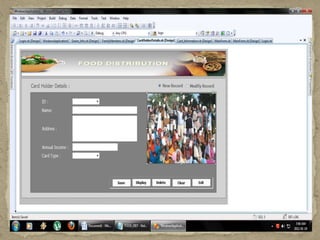 project on vb.net in BCA food distribution Management system
