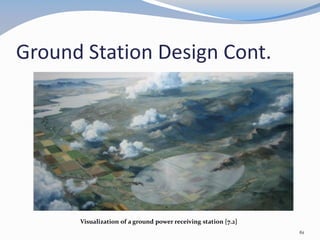 Ground Station Design Cont.
Visualization of a ground power receiving station [7.2]
61
 