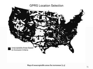 Map of unacceptable areas for rectennas [7.3]
63
 