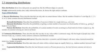 Comprehensive Guide to Descriptive Analytics and Data Distributions | PPTX