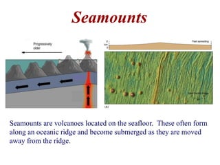 Seamount Feature Natural Disasters Topic 3 (Plate Tectonics) | PPTX
