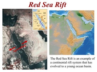 Red Sea Rifting Natural Disasters Topic 3 (Plate Tectonics) | PPTX