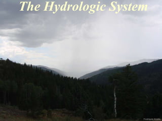 The Hydrologic System 
Photo by W. W. Little 
Photo by NASA 
 