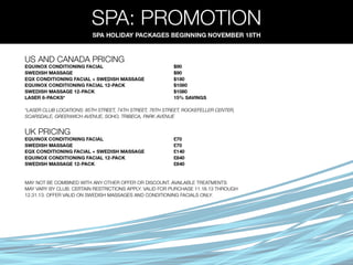 Equinox Fitness Clubs | Front Desk Screensaver | November 2013