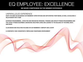 Equinox Fitness Clubs | Front Desk Screensaver | November 2013