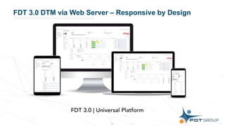 Click to edit Master title styleFDT 3.0 DTM via Web Server – Responsive by Design
37
 
