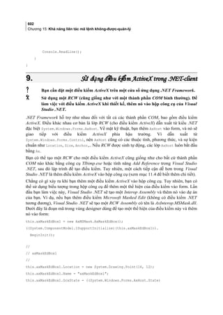 Lập trình c# cơ bản full