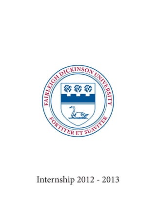 Internship 2012 - 2013
 