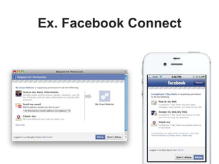 Ex. Facebook Connect 
 