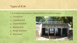 Rectangular Rwp RETAINING WALL | PPTX