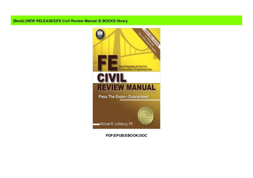 [NEW RELEASES]FE Civil Review Manual EBOOKS library