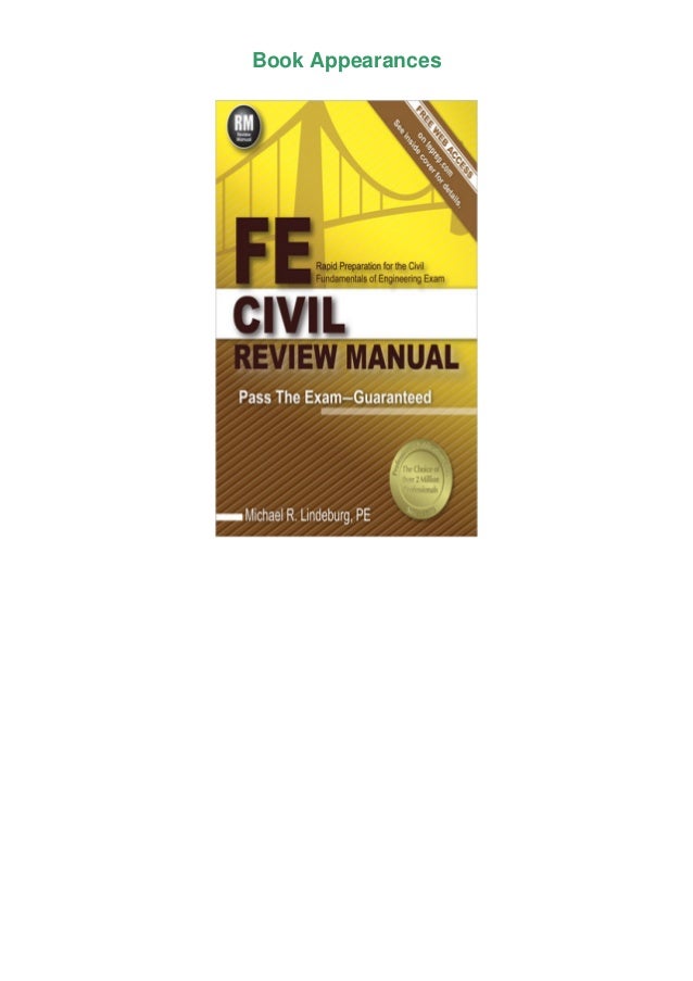 FE Civil Review Manual