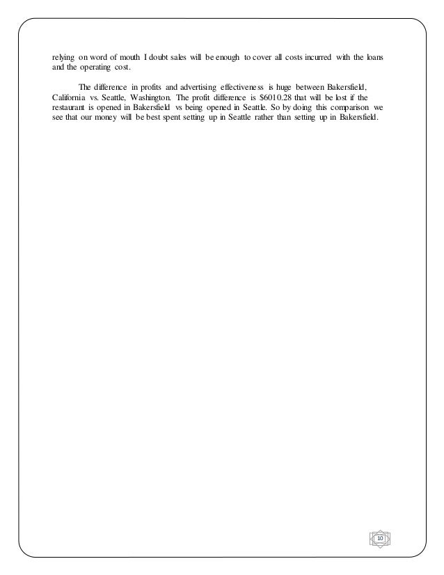 Do financial section business plan