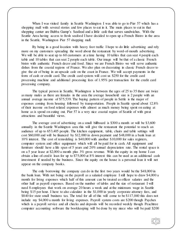 Do financial section business plan