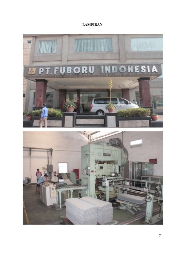 Laporan Kunjungan Industri PT FUBORU INDONESIA