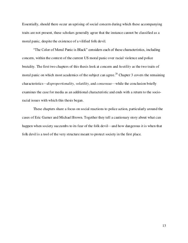 What is moral panic in criminology image