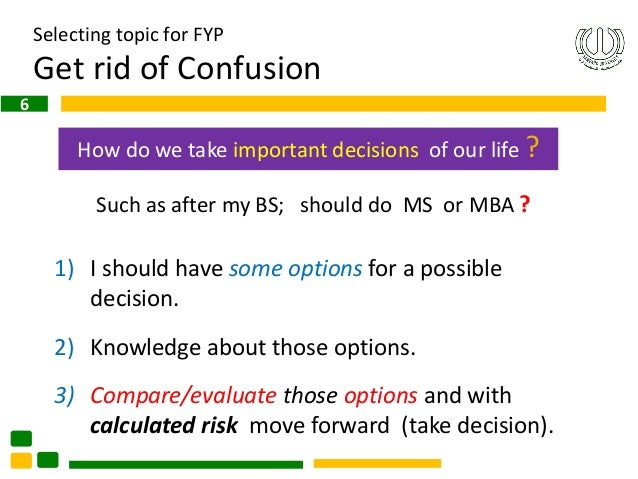 Selecting topic 4 FYP v3