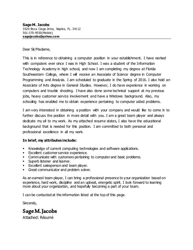 sages cover letter cover letter team player