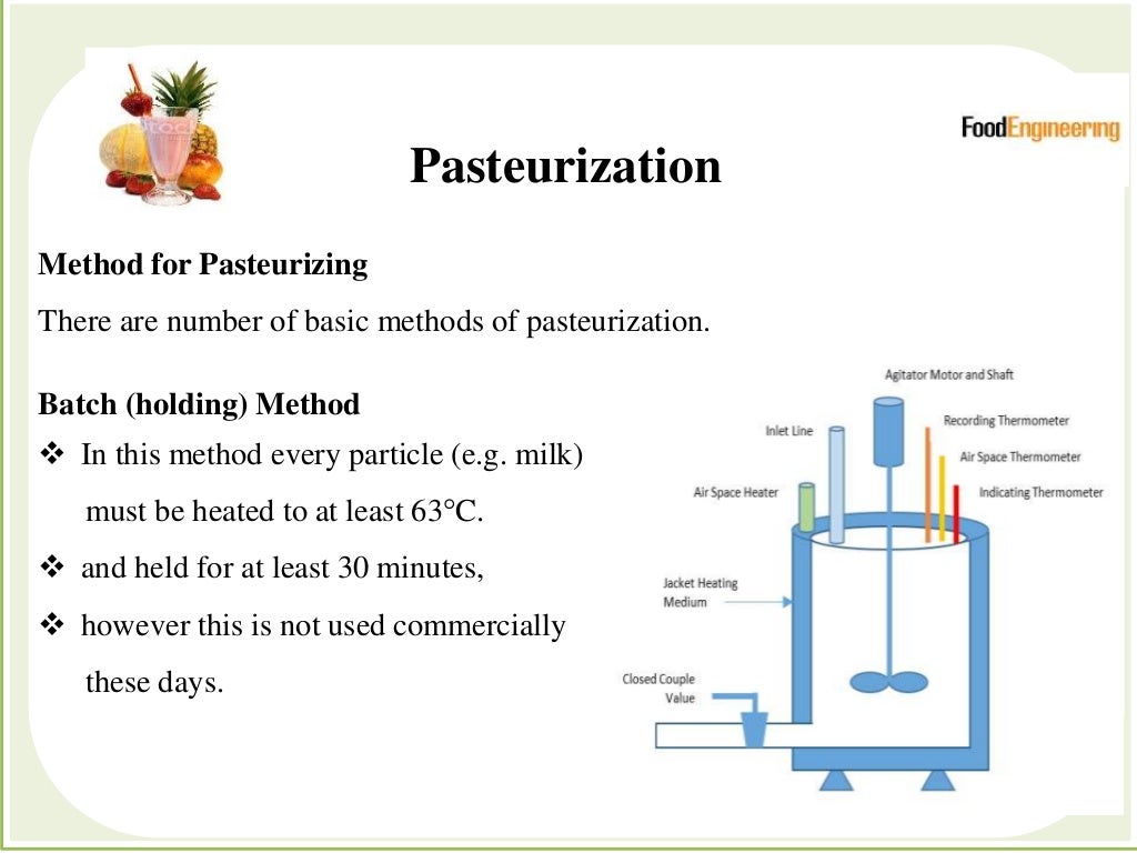 thermal processing of food