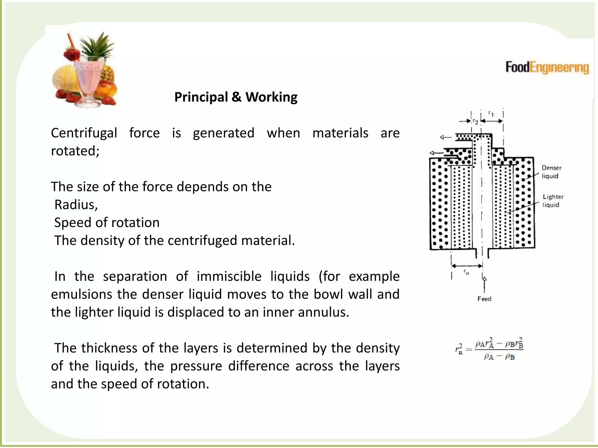 Mechanical Separation Example mechanical separation centrifugal seperation | PPTX