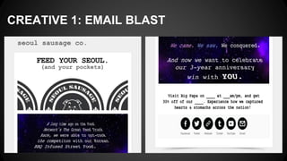 CREATIVE 1: EMAIL BLAST
 