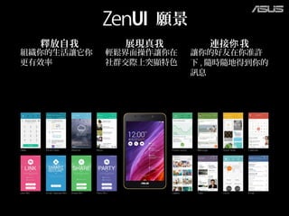 願景
釋放自我 展現真我 連接 我你
組織你的生活讓它你
更有效率
輕鬆界面操作讓你在
社群交際上突顯特色
讓你的好友在你准許
下 , 隨時隨地得到你的
訊息
 