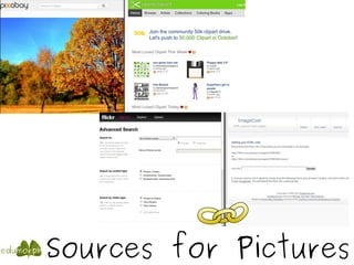 Sources for Pictures
 