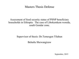 sample thesis defense presentation ppt pdf