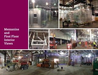 Mezzanine
and
First Floor
Interior
Views
 
