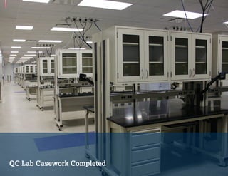 QC Lab Casework Completed
 