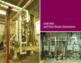 CUB WFI
and Pure Steam Generators
 