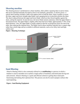 Shearing Inspection Report.pdf Descon Internship report | PDF