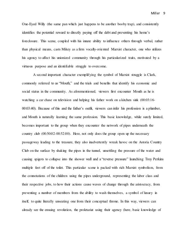Essay About Homeless People How To Write A Good Reflective Essay also Essay About Industrial Revolution The Goonies Marxist Essay Example Of A Literary Essay