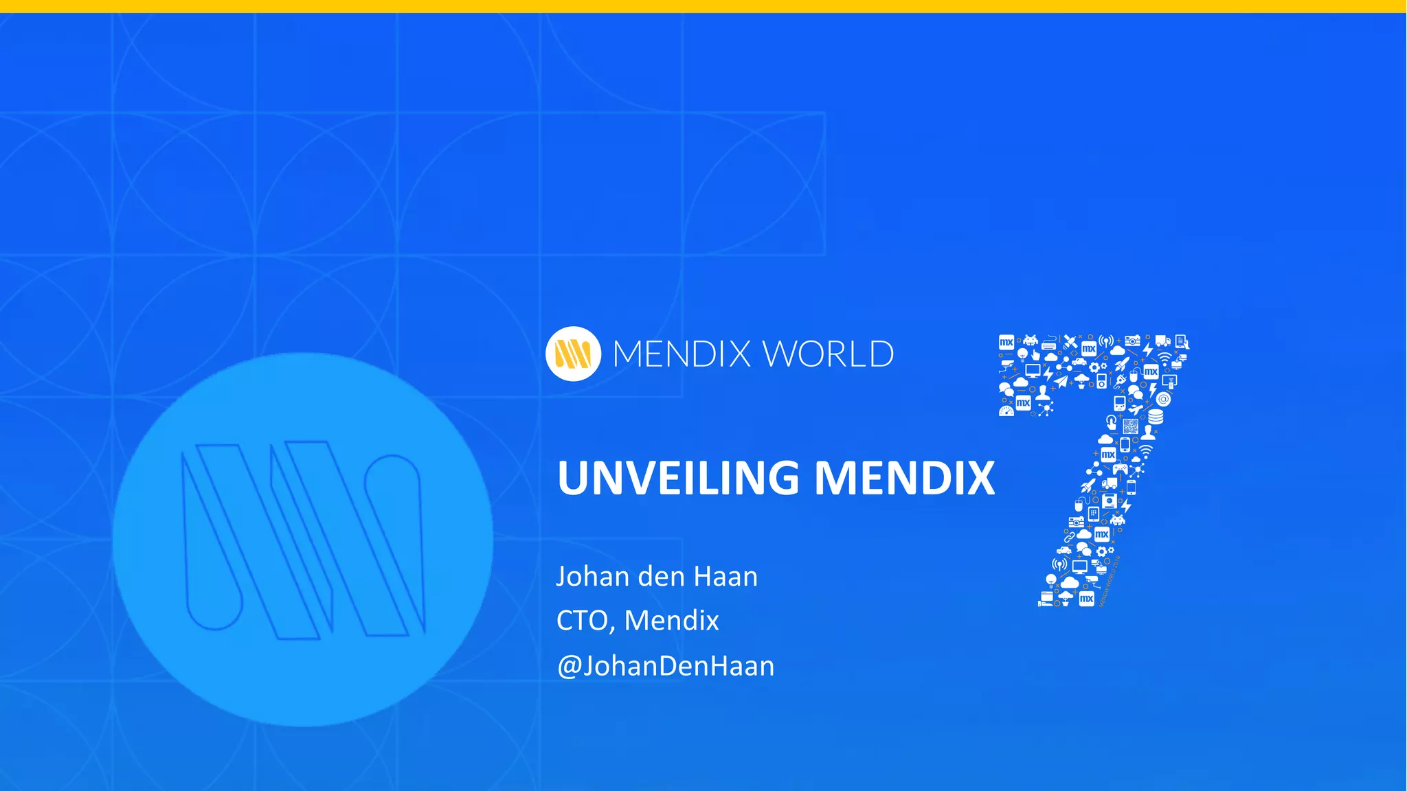 UNVEILING	
  MENDIX	
  
Johan	
  den	
  Haan	
  
CTO,	
  Mendix	
  
@JohanDenHaan	
  
 
