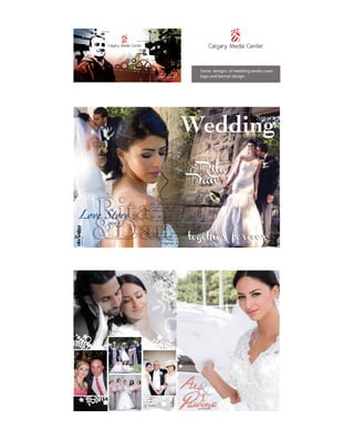 Some designs of wedding books cover
logo and banner design
 