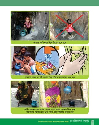 c¨v‡bi MZ© †cQb w`‡K w`‡q em‡Z n‡e
cvqLvbv †k‡l Aek¨B mvevb w`‡q `yÕnvZ fv‡jvfv‡e ay‡Z n‡e
†QvU ev”Pv‡`i gj KvMR, Mv‡Qi cvZv A_ev †Kv`vj w`‡q Zz‡j
cvqLvbvq †dj‡Z n‡e Ges cvwb †X‡j cwi®‹vi Ki‡Z n‡e
Pi RxweKvqb Kg©m~wPwbivc` cvwb Ges ¯^v¯’¨m¤§Z cvqLvbv e¨env‡ii Z_¨ mnvwqKv 13
 