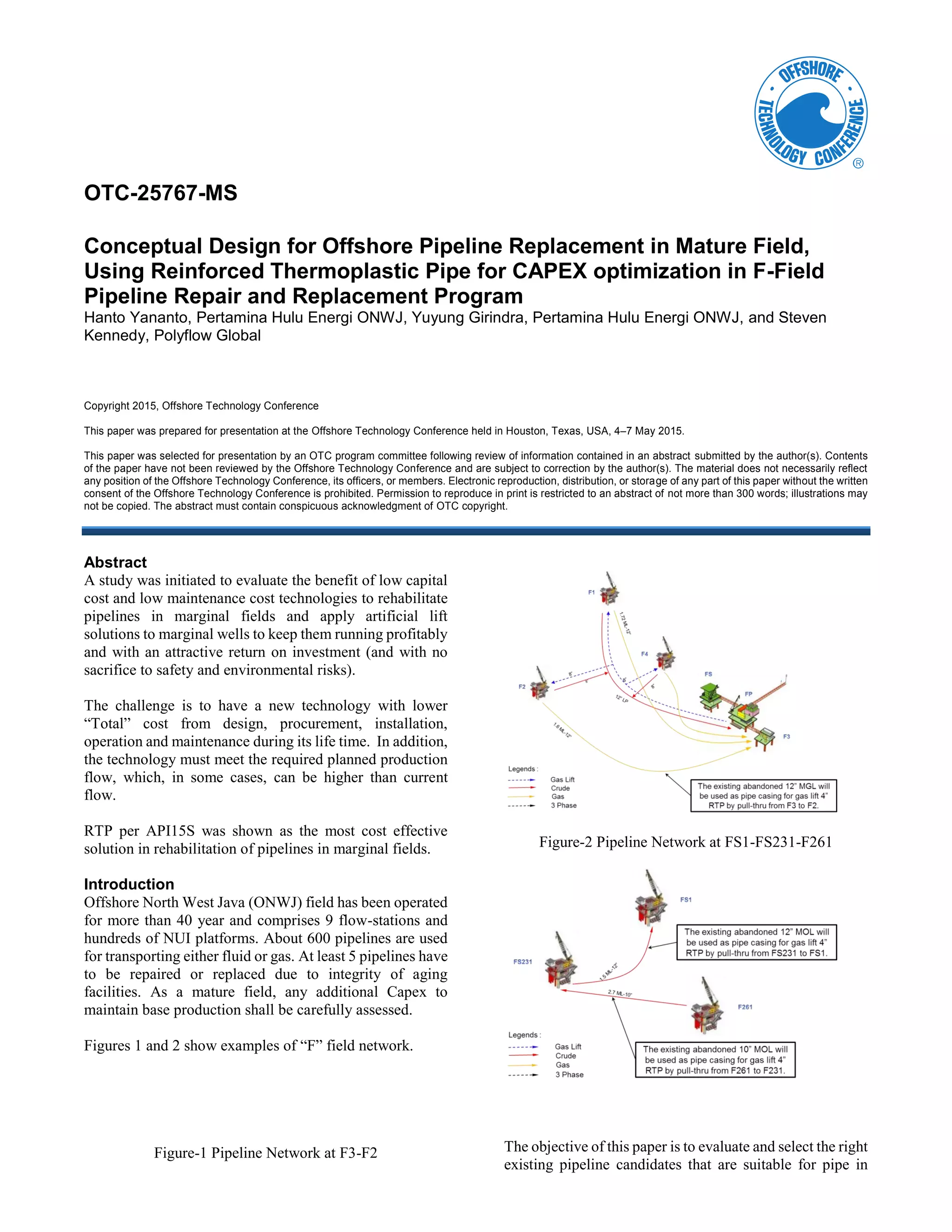 OTC-2015 Pertamina PHE | PDF