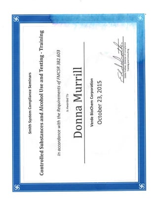 DMurrill Certificats DOT  072016