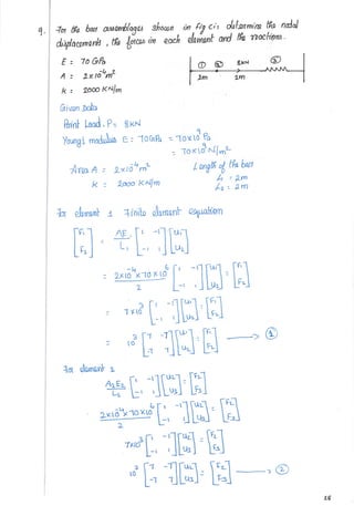 Finite Element Analysis Lecture Notes Anna University 2013 Regulation | PDF
