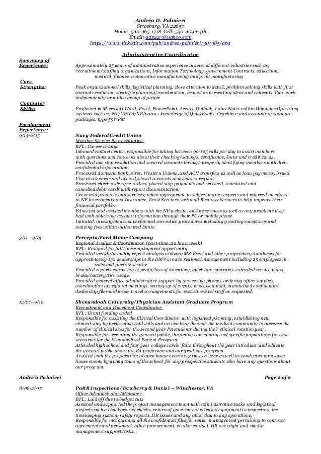 Administrative Functional Resume (2)