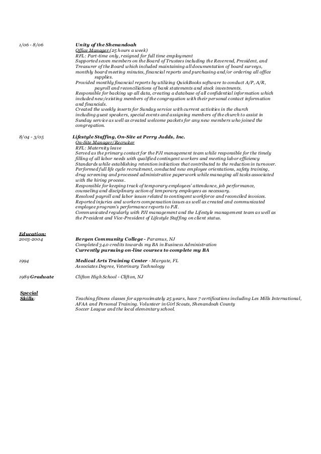 administrative functional resumes
