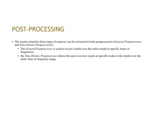 Comprehensive Guide to Static and Dynamic Finite Element Analysis in ...