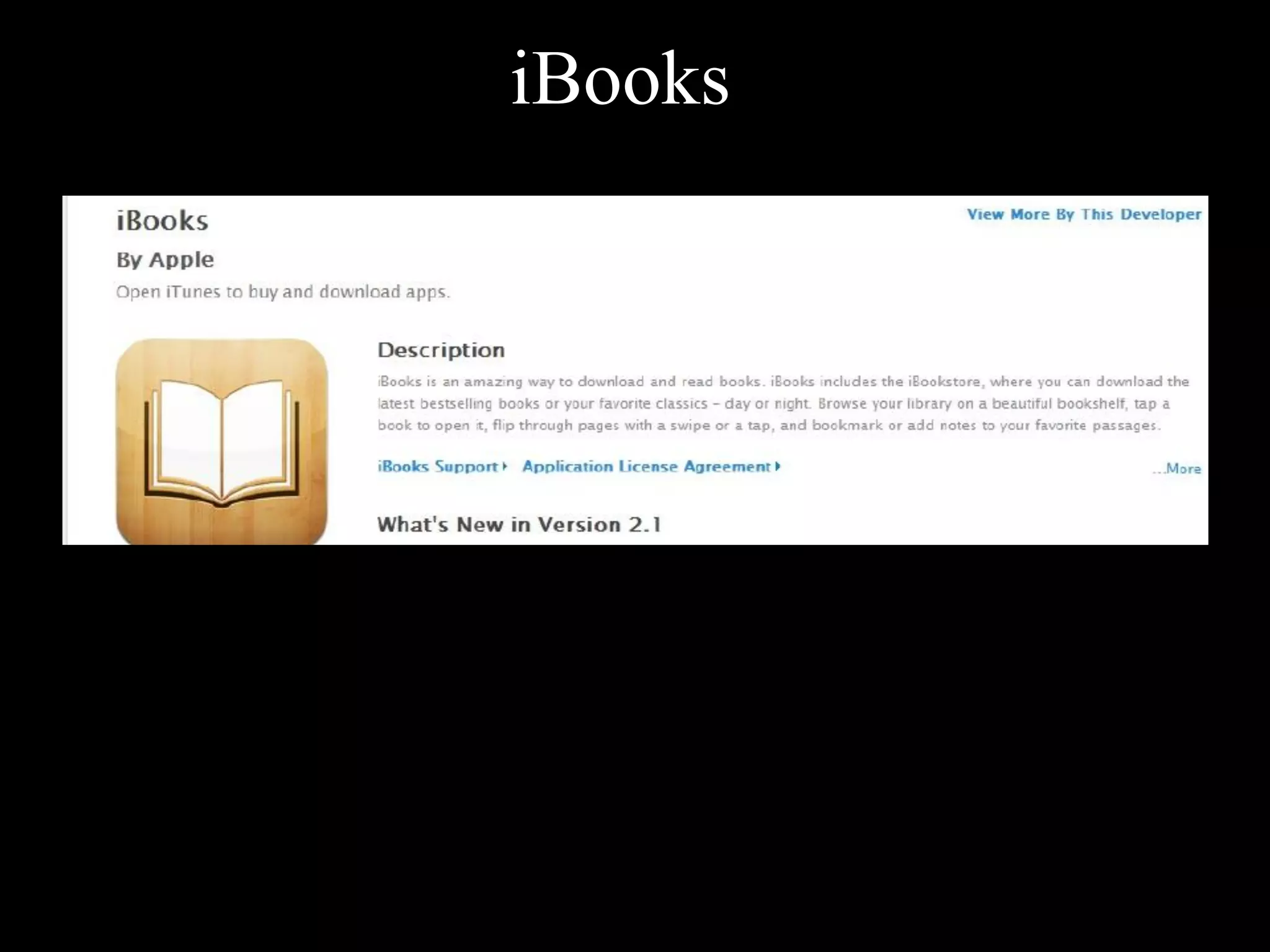 iBooks
 