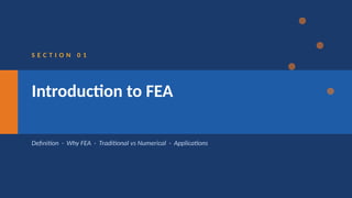 Fea Application Comprehensive Introduction to Finite Element Analysis (FEA) for ...