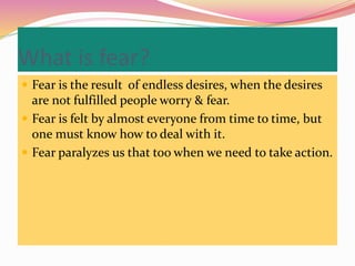 Fearless Want Freedom from Fear? UNIT 10. fearless Teaching Aims   Identifying main events  Expressing fear and desperation  Offering  sympathy and encouragement. - ppt download