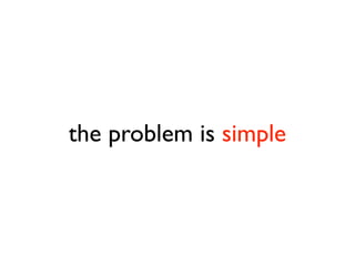 the problem is simple
 