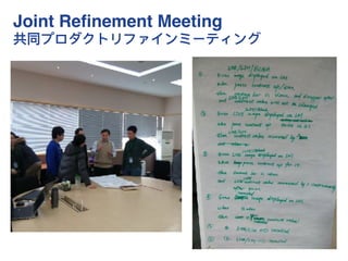 Joint Refinement Meeting
共同プロダクトリファインミーティング
 