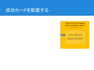 成功カードを配置する
 